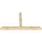 Ekena Millwork Portland Rough Sawn Timber Gable Bracket, Douglas Fir, 96"W x 56"H x 6"D x 6"F, 14/12 Pitch GBW096X56X0606POR00RDF - alternate 4